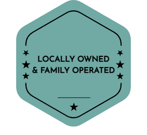 Locally Owned & Family Operated Badge