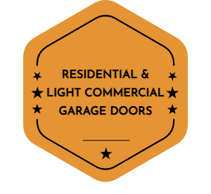 Residential & Light Commercial Garage Doors Badge